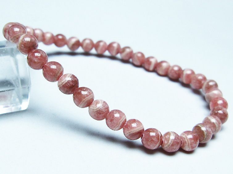 インカローズ ロードクロサイト ブレスレット 5mm [T16-15663] 1枚目