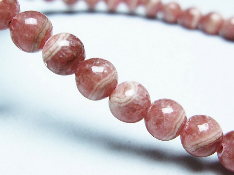 インカローズ ロードクロサイト ブレスレット 5mm [T16-15663] 3枚目