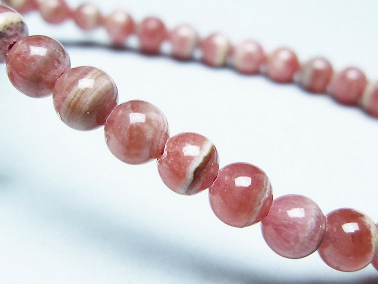 インカローズ ロードクロサイト ブレスレット 5mm [t16-15664] 3枚目