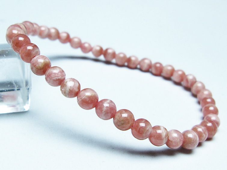 インカローズ ロードクロサイト ブレスレット 5mm [T16-15665] 1枚目