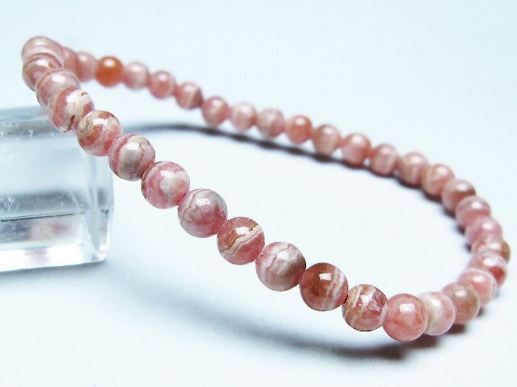 インカローズ ロードクロサイト ブレスレット 5mm [T16-15668] 1枚目