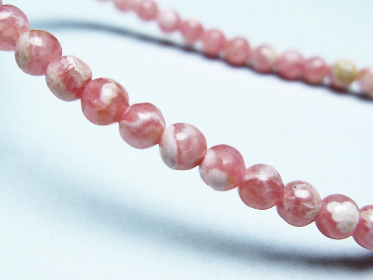 インカローズ ロードクロサイト ブレスレット 4mm [T16-15678] 3枚目