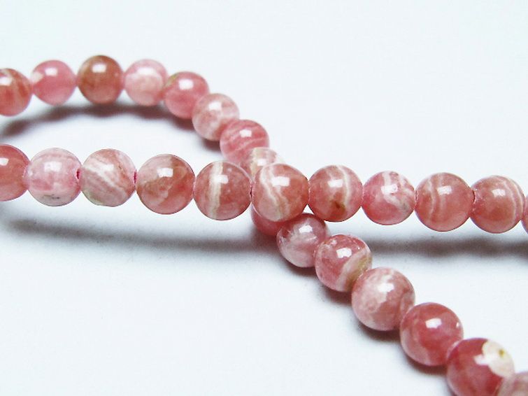 インカローズ ロードクロサイト ブレスレット 4mm [T16-15713] 2枚目