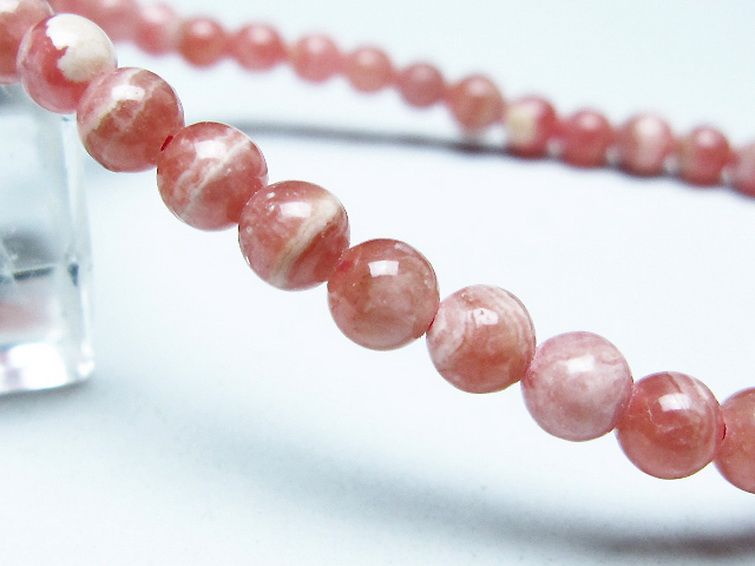 インカローズ ロードクロサイト ブレスレット 4mm [T16-15713] 3枚目