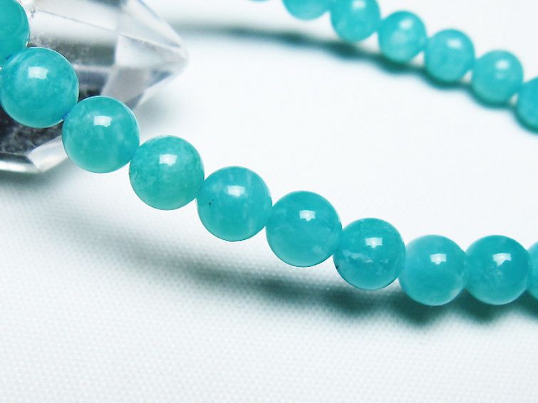 アマゾナイト ブレスレット 6mm [T161-11595] 3枚目