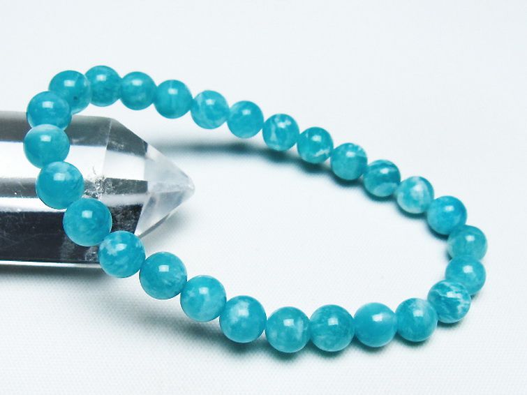 アマゾナイト ブレスレット 7mm [T161-11598] 1枚目