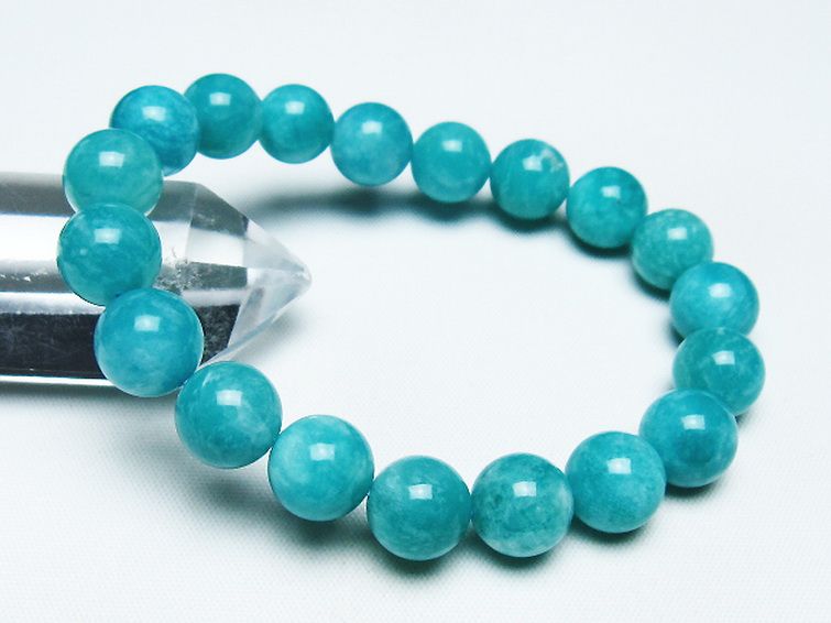 アマゾナイト ブレスレット 10mm [T161-11631] 1枚目