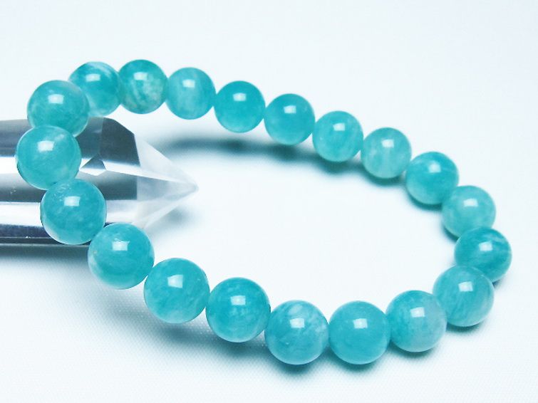 アマゾナイト ブレスレット 10mm [T161-11952] 1枚目