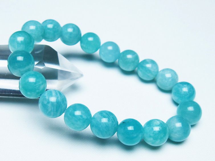 アマゾナイト ブレスレット 10mm [T161-11958] 1枚目
