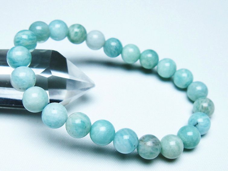 アマゾナイト ブレスレット 8mm [T161-12040] 1枚目