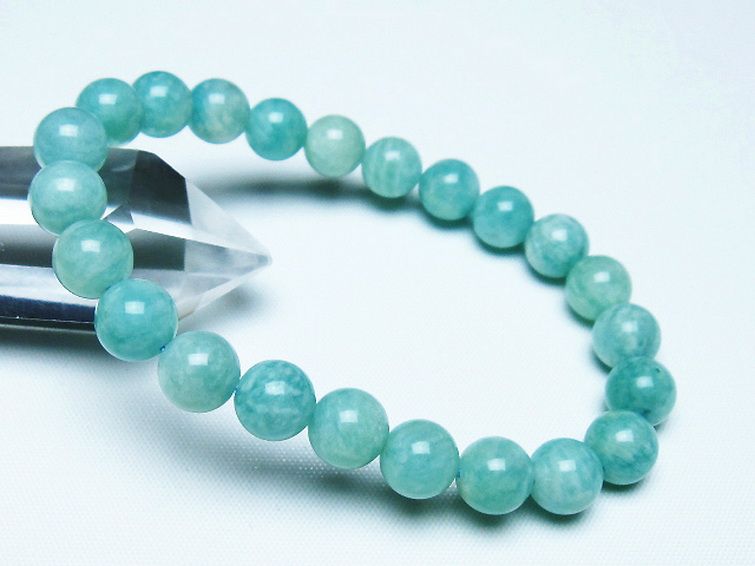 アマゾナイト ブレスレット 8mm [T161-12114] 1枚目