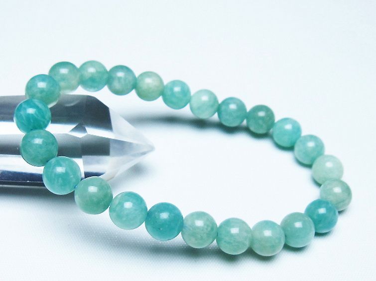 アマゾナイト ブレスレット 8mm [T161-12118] 1枚目