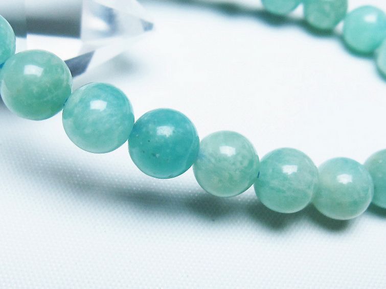 アマゾナイト ブレスレット 8mm [T161-12118] 3枚目