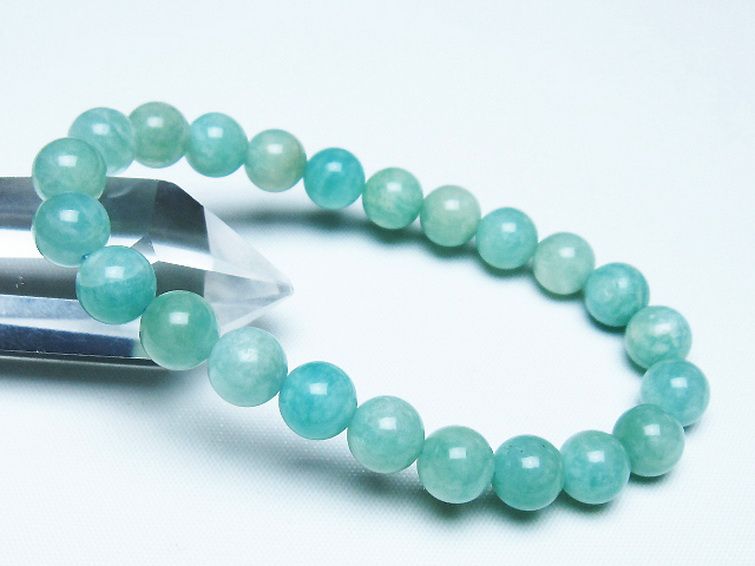 アマゾナイト ブレスレット 8mm [T161-12122] 1枚目