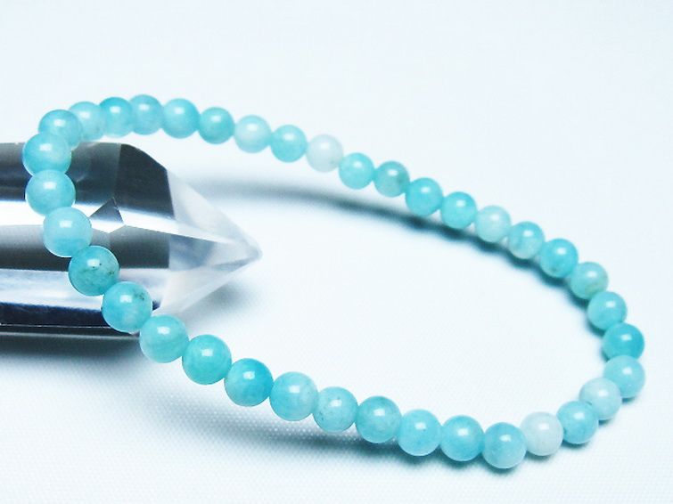 アマゾナイト ブレスレット 5mm [T161-12212] 1枚目