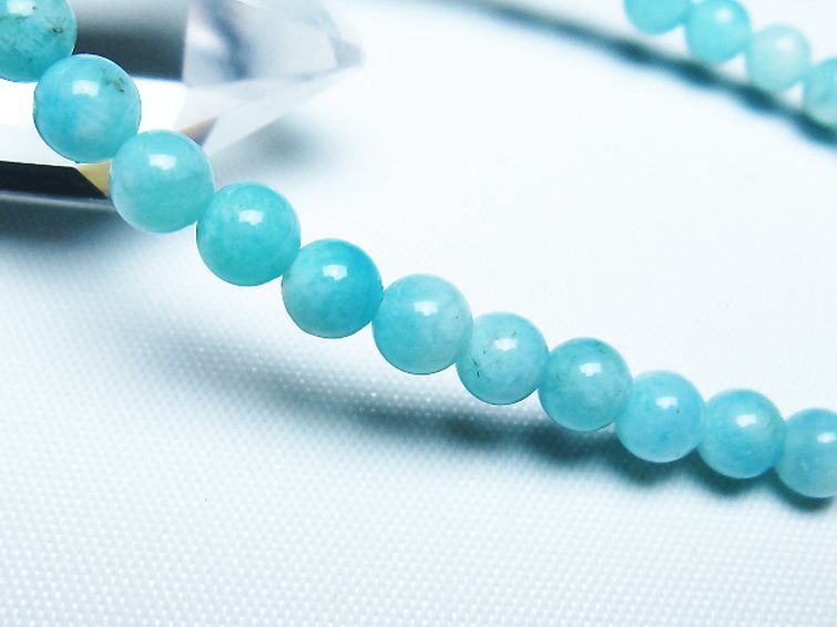 アマゾナイト ブレスレット 5mm [T161-12212] 3枚目