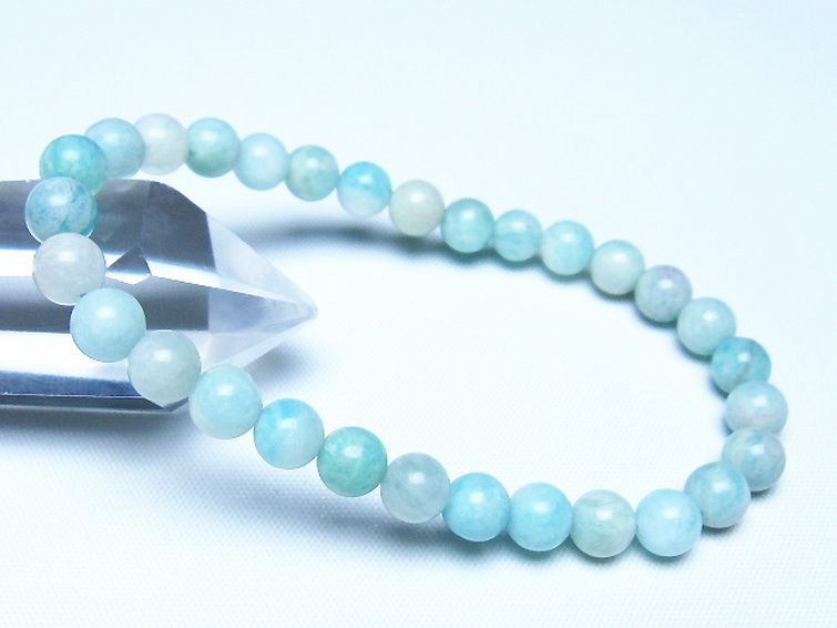 アマゾナイト ブレスレット 6mm [t161-12228] 1枚目