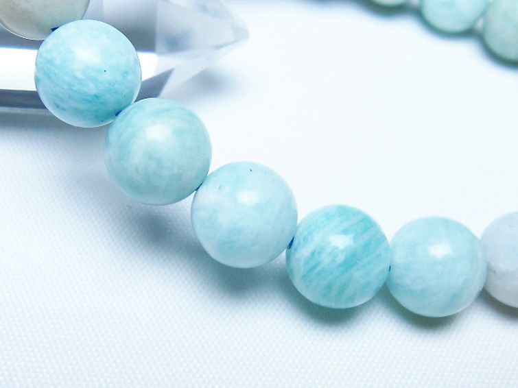 アマゾナイト ブレスレット 10mm [t161-12275] 3枚目