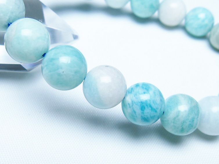アマゾナイト ブレスレット 10mm [t161-12287] 3枚目