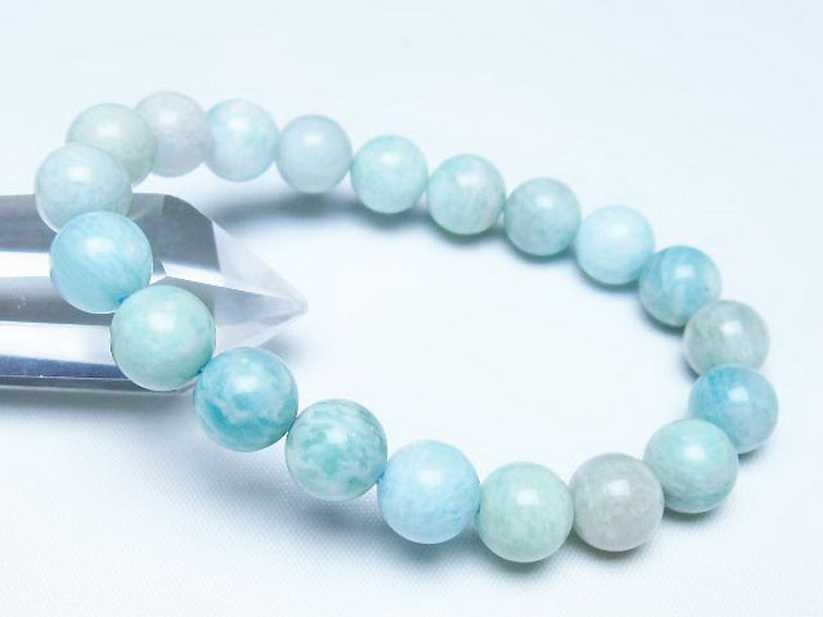 アマゾナイト ブレスレット 10mm [t161-12307] 1枚目