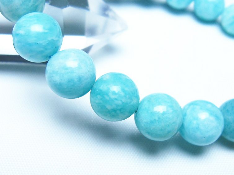 アマゾナイト ブレスレット 10mm [t161-12397] 3枚目