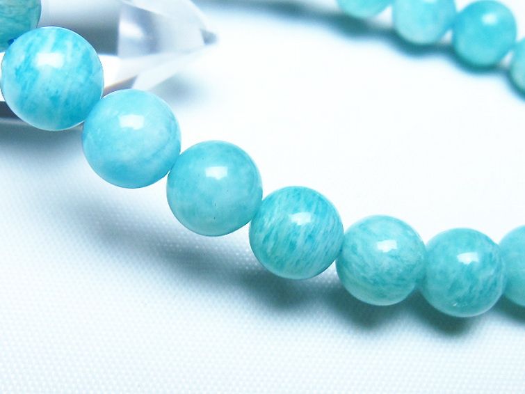アマゾナイト ブレスレット 8mm [t161-12420] 3枚目