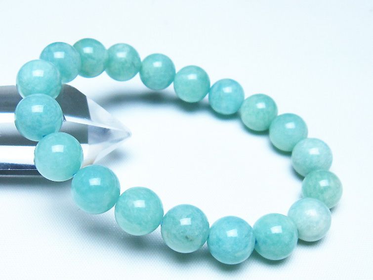 アマゾナイト ブレスレット 10mm [t161-12455] 1枚目
