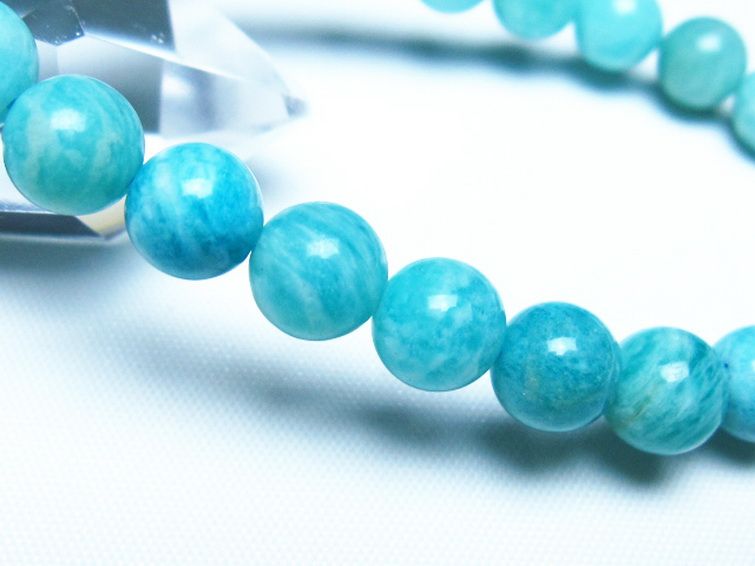 アマゾナイト ブレスレット 8mm [t161-12476] 3枚目
