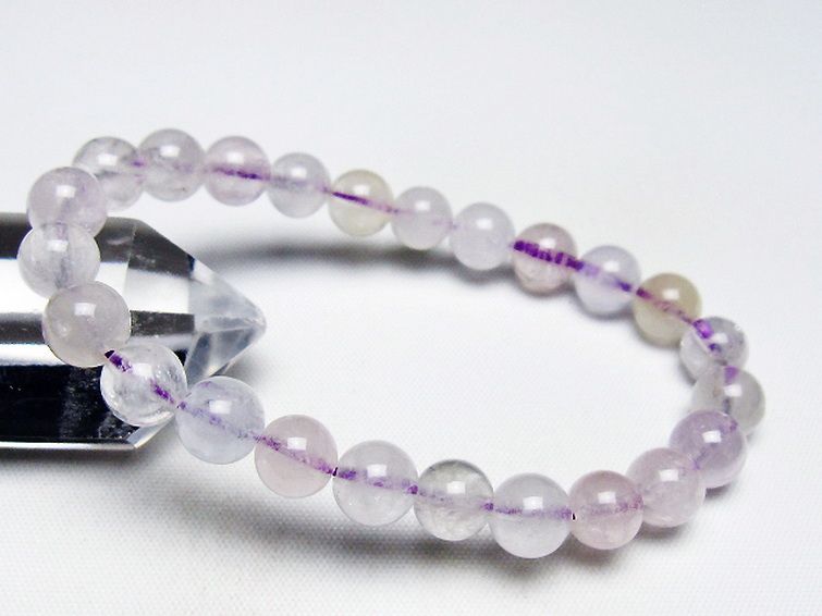 クンツァイト　ビーズブレスレット 2個セット クンツァイト ビーズブレスレット 2個セット オンライン