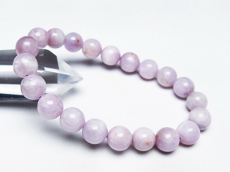 クンツァイト ブレスレット 9mm [t17-6998] 1枚目