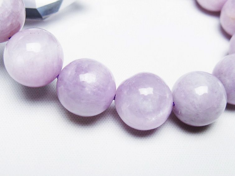 クンツァイト ブレスレット 14mm [T17-7027] 3枚目