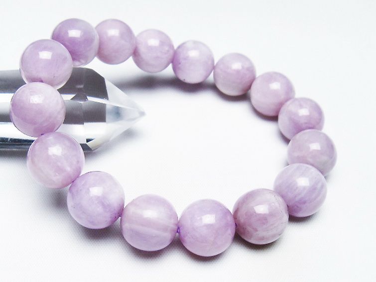 クンツァイト ブレスレット 13mm [t17-7028] 1枚目