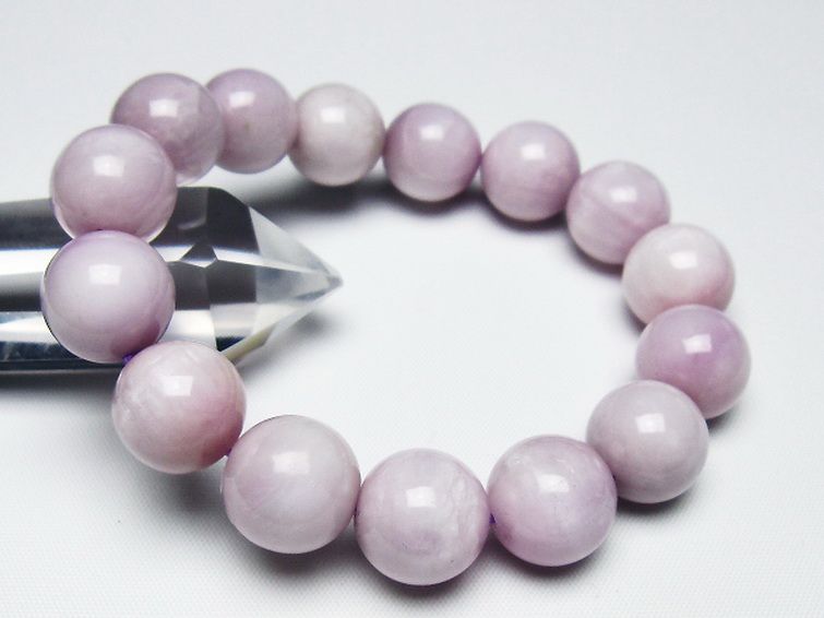 クンツァイト ブレスレット 14mm [t17-7222] 1枚目