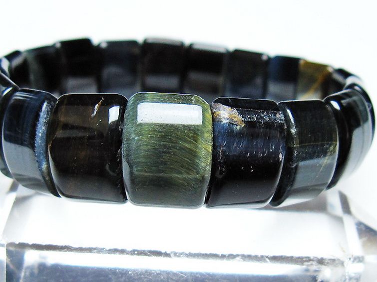 ブルータイガーアイ※青虎目石 バングル [t173-4994] 3枚目