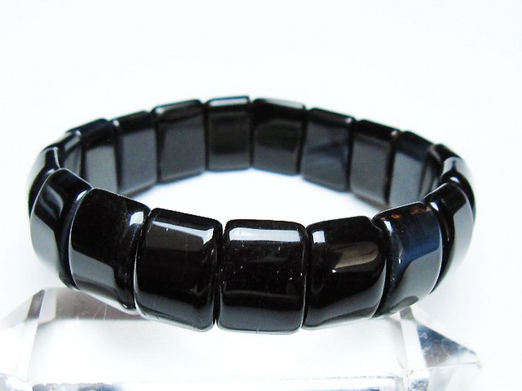 ブルータイガーアイ※青虎目石 バングル [t173-5003] 1枚目