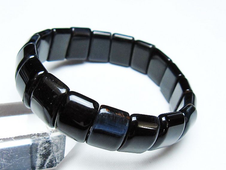 ブルータイガーアイ※青虎目石 バングル [t173-5003] 2枚目