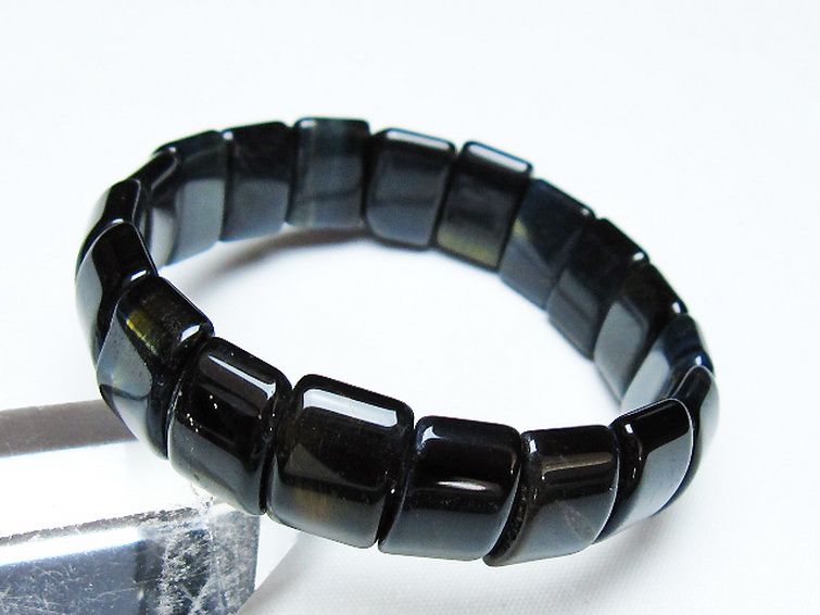 ブルータイガーアイ※青虎目石 バングル [t173-5012] 2枚目