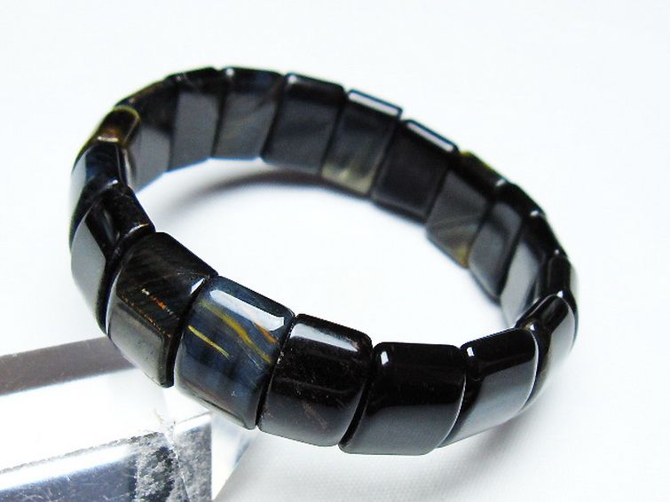 ブルータイガーアイ※青虎目石 バングル [t173-5038] 2枚目