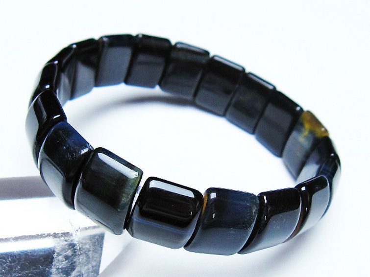 ブルータイガーアイ※青虎目石 バングル [t173-5093] 2枚目
