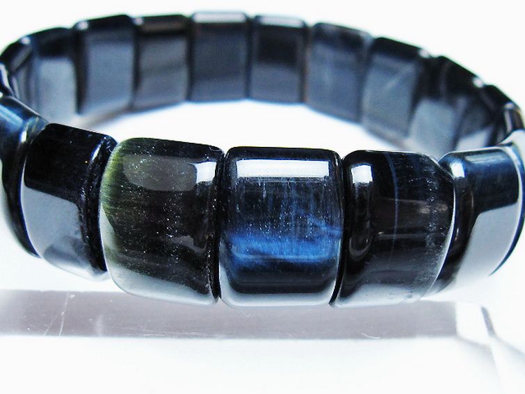 ブルータイガーアイ※青虎目石 バングル [t173-5113] 3枚目