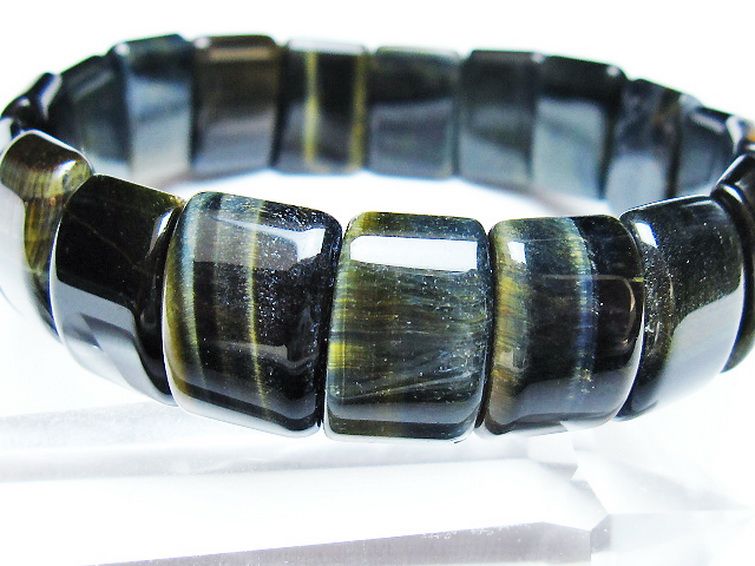ブルータイガーアイ※青虎目石 バングル [t173-5134] 3枚目