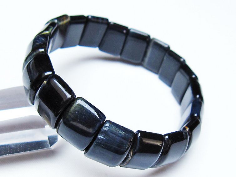 ブルータイガーアイ※青虎目石 バングル [t173-5172] 2枚目