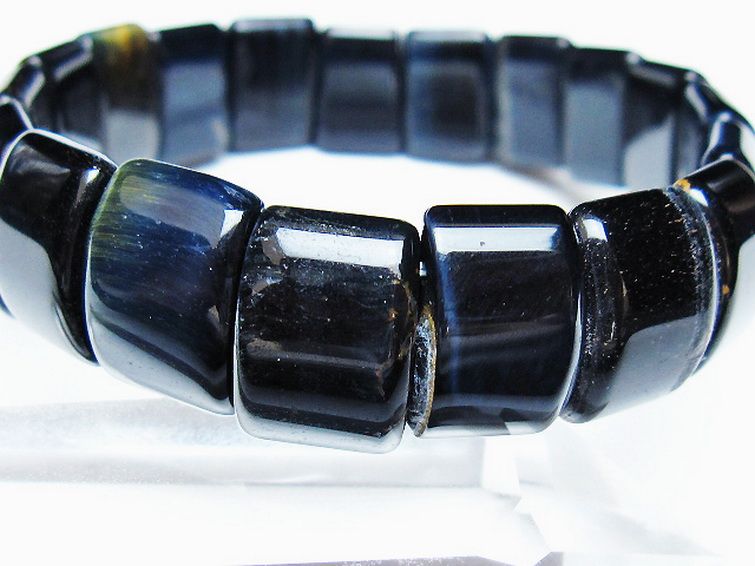 ブルータイガーアイ※青虎目石 バングル [t173-5172] 3枚目