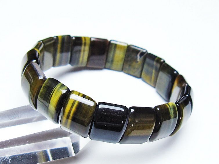 ブルータイガーアイ※青虎目石 バングル [t173-5193] 2枚目