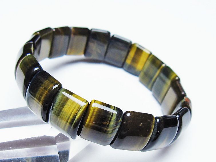 ブルータイガーアイ※青虎目石 バングル [t173-5197] 2枚目