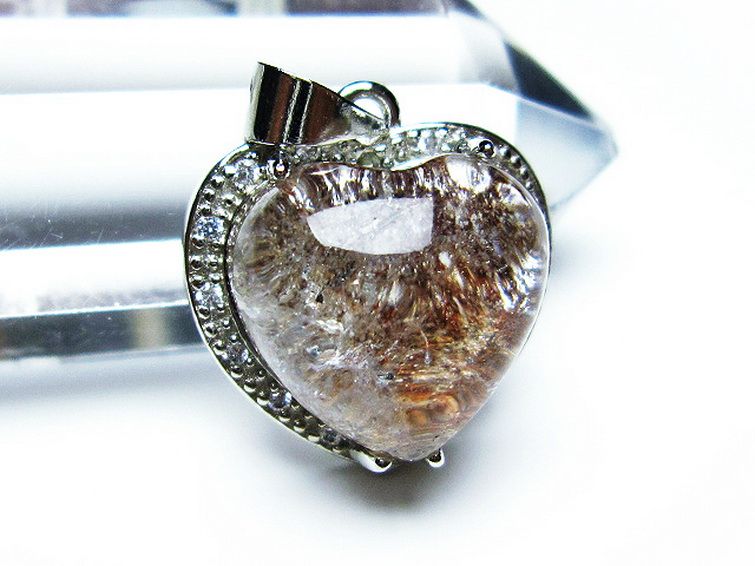 ガーデン水晶 ペンダント [t175-1493] 2枚目