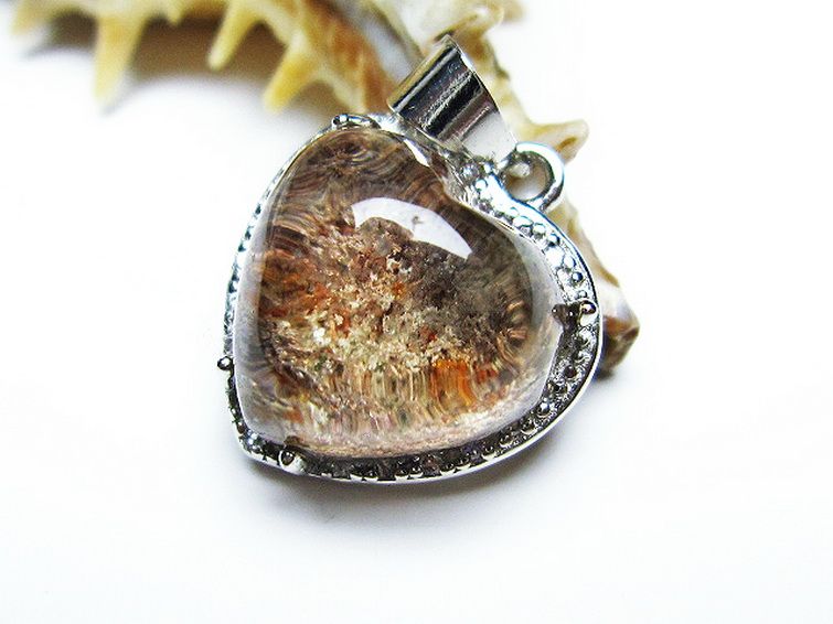 ガーデン水晶 ペンダント [t175-1556] 3枚目