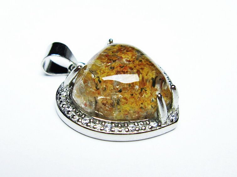 ガーデン水晶 ペンダント [t175-1561] 1枚目