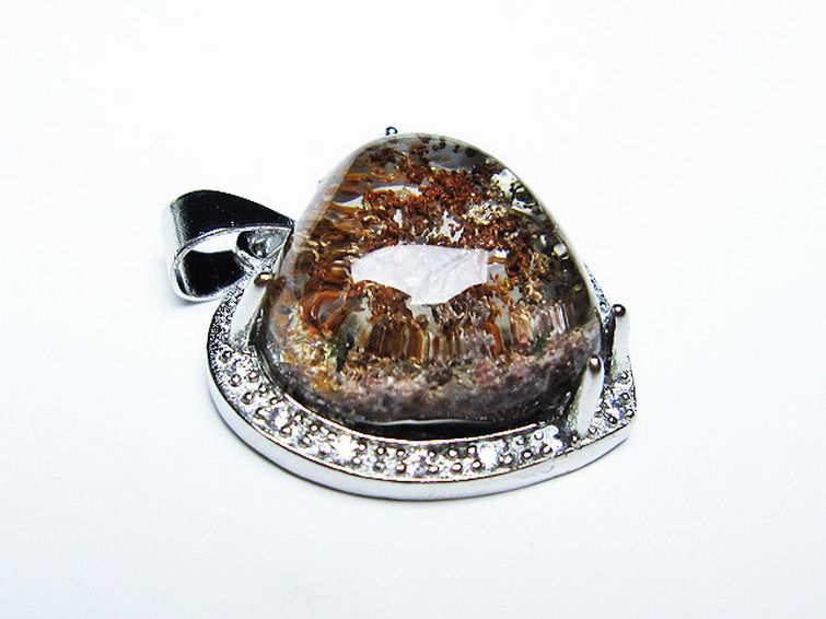 ガーデン水晶 ペンダント [t175-1582] 1枚目