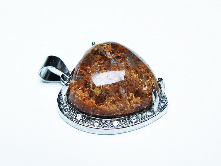 ガーデン水晶 ペンダント [t175-1591] 1枚目